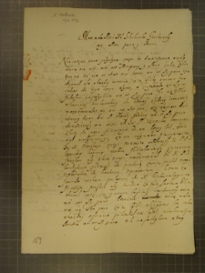 List Alberta Wituskiego do Marcjana Wituskiego z 16 XI 1647 r.