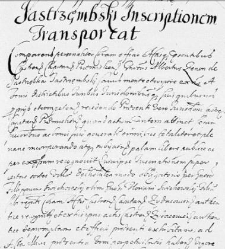 Jastrzęmbski inscriptionem transportat