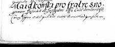 Maidkowski pro fratre suo germano inscribit se instigatori offii civie Samboriensis