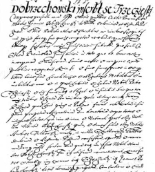 Dobrzechowski inscribit se Trzeczieski