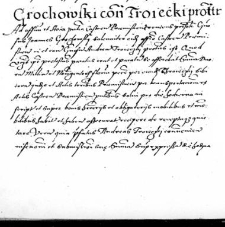 Grochowski con[tra] Troieczki prottr