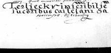 Terliecky inscribit se succoribus castelani Sanociensis Herborthoy