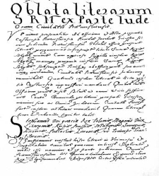 Oblata literarum SRM ex parte Iude Ormn civitatis Pramisliensis
