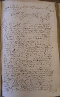 Sprawa Pana Pożaryckiego z Jm P Zaleskim sędzią grodzkim mińskim – 11 sierpnia 1679