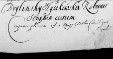 Brylinsky et Łysakowska roborant scriptum certum