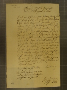 List NN Wituskiego do Marcjana Wituskiego z 20 X 1647 r.