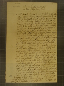 List NN Wituskiego do Marcjana Wituskiego z 23 X 1647 r.