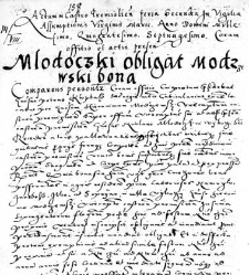Mlodniczki obligat Modzrzewski bona