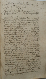 Sprawa Jm Pana Wojtkiewicza z Jm Panem Dowgiałą y z Panią małżonką Jm – 12 sierpnia 1679