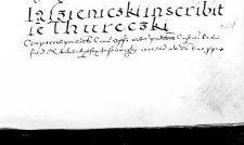 Jaszieniczki inscribit se Thureczki