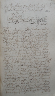 Sprawa Jm Pana Kierdeya z Jm Panią Repczyńską y innemi osobami – 14 sierpnia 1679