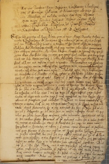 Mowa Jakuba Fage d’Espesse, posła Henryka Walezego, wygłoszona do stanów Rzeczypospolitej (kopia).