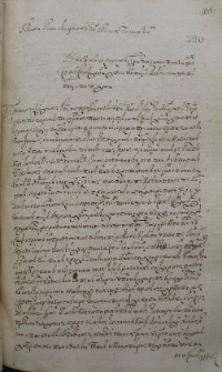 Sprawa Jm P Chorynowskiego z Jm P Trzeciakiem – 16 sierpnia 1679
