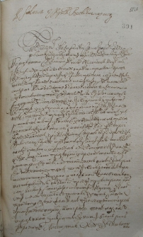 Sprawa Pana Sielawa z Jm Panią Bielikowiczową – 16 sierpnia 1679