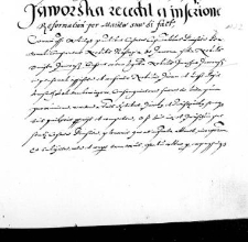 Jaworska recedit a inscriptione refromationis per maritum suum si facit