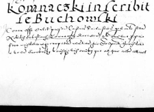 Kownaczki inscribit se Buchowski