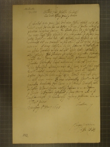 List NN Wituskiego do Marcjana Wituskiego z 4 III 1648 r.