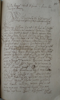 Sprawa Jm Pana Weronicza stolnika orszańskiego z P Konstantym Boreyszą – 16 sierpnia 1679