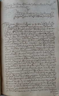 Sprawa Jm Pana Radlińskiego y pani małzoni jm z Jm P Dawidowiczem – 17 sierpnia 1679