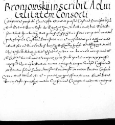 Broniowsky inscribit advitalitatem consorti