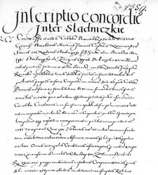 Inscriptio concordie inter Stadniczkie