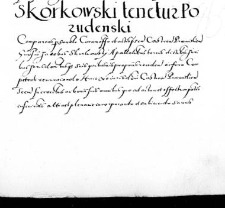 Skorkowski tenetur Porudenski