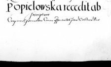 Popielowska recedit ab inscriptione