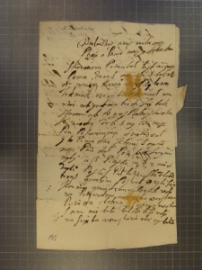 List Marcina Zakobielskiego do Marcjana Wituskiego z 21 IV 1647 r.