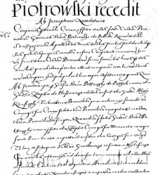 Piotrowski recedit ab inscriptione arendatoria