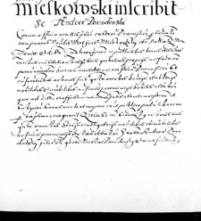Mieskowski inscribit se Andree Porudeński