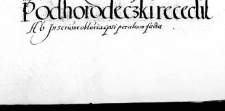 Podhorodeczki recedit ab inscriptione oblatoria ipsi per alium facta