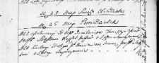 Zapis asekuracyjny uczyniony przez Danilewicza chorążego orszańskiego na rzecz kasztelana inflanckiego Jana Szczyta, Wilno 26 maja 1766 r.