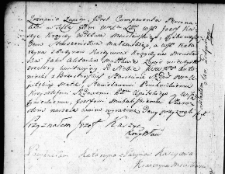 Zapis kwitacyjny uczyniony przez Józefa Koszyca krajczego mścisławskiego na rzecz Antoniny z Brzostowskich, Stanisława Pruhnickiego i innych, Wilno 21 czerwca 1766 r.