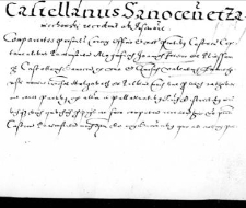 Castellanus Sanocen et Zamiechowski recedunt ab inscrione