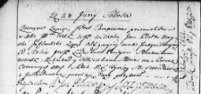 Zapis obligacyjny uczyniony przez Wilhelma Jana Platera na rzecz Ludwika Pocieja, Wilno 28 czerwca 1766 r.