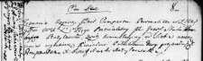 Zapis uczyniony przez księdza bazylianina Józefa Steckiego na rzecz kościoła połuskiego, Wilno 1 lipca 1766 r.