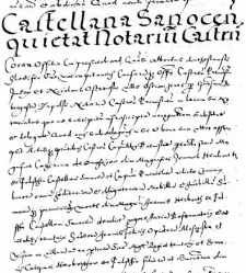 Castellana Sanocen quietat notariu[m] castrn