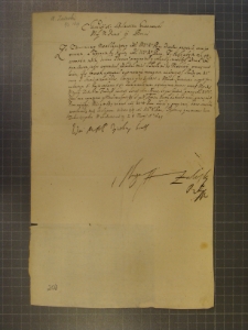 List Aleksandra Zalewskiego referendarza koronnego do Marcjana Wituskiego z 28 III 1649 r.