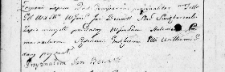 Zapis sprzedaży dóbr uczyniony przez Jana Bennetla na rzecz Antoniego Pomarnaskiego sędziego grodzkiego wileńskiego, Wilno 23 lipca 1766 r.