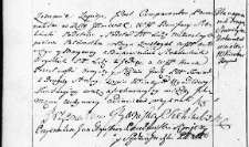 Zapis ugody pomiędzy Bonifacym Siekluckim a Kazimierzem Przecławskim, Wilno 30 lipca 1766 r.
