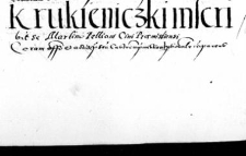 Krukieniczki inscribit se Martino Pellioni Civi Praemisliensi