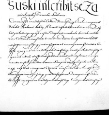 Suski inscribit se Zamiechowsky frumenta restituere