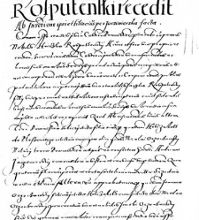 Rosputenski recedit ab inscriptione ipsi filio eius per Jaczimierska facta