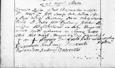 Zapis sprzedaży dóbr uczyniony przez Macieja i Andrzeja Duszewskich na rzecz Pawła i Józefa Boniuszków, Wilno 23 sierpnia 1766 r.