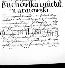 Buchowska quietat Naraiowski
