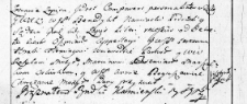 Zapis Benedykta Kamińskiego na rzecz Fleminga wojewody pomorskiego, Wilno 11 września 1766 r.