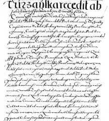 Turzanska recedit ab inscriptione reformatoria sibi per Winniczki facta