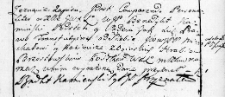 Zapis prawa transfuzji uczyniony przez Benedykta Kamińskiego na rzecz Michała i Kazimierza Ogińskich oraz Brzostowskiemu podskarbiemu Wielkiego Księstwa Litewskiego, Wilno 11 września 1766 r.
