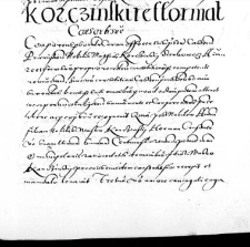 Korczinski reformat consorti suae