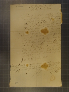 List Aleksandra Zalewskiego referendarza koronnego do Marcjana Wituskiego z 28 VIII 1649 r.